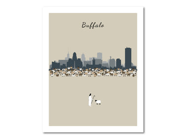 Lost Sheep from Buffalo City Poster Print